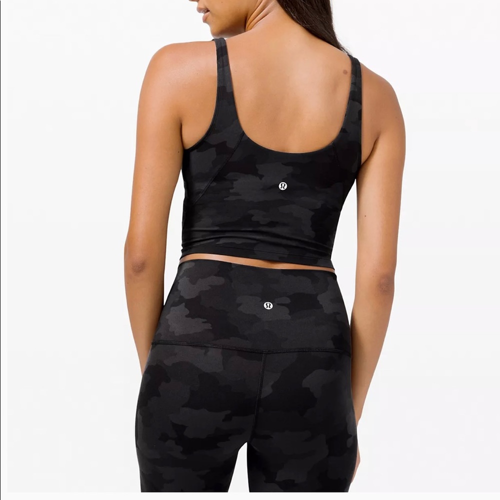Lululemon Align cropped Tank Camo size 14